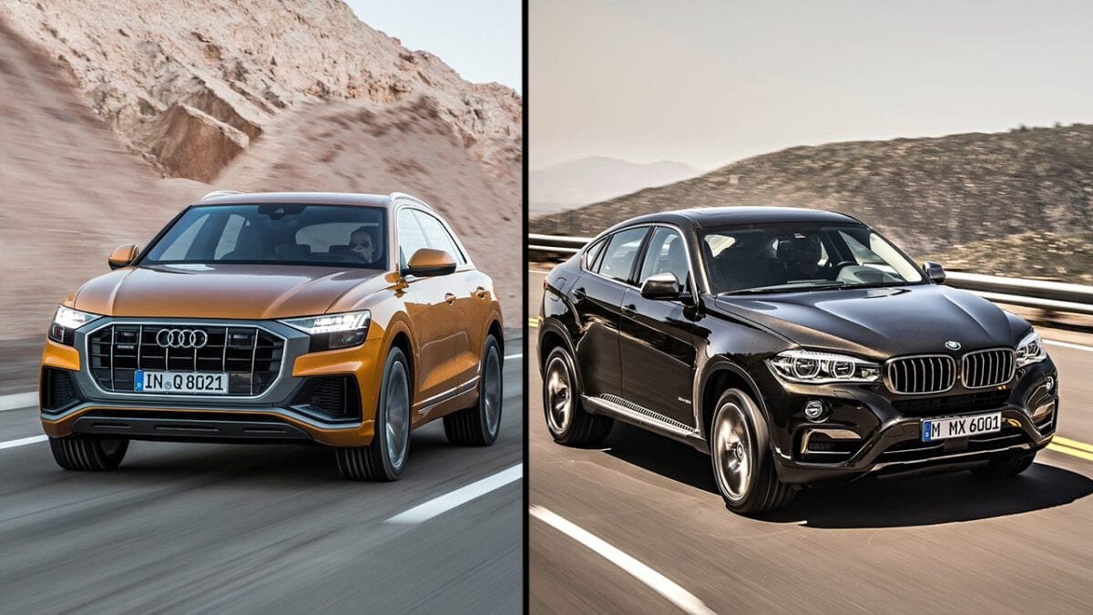 audi q8 vs bmw x61 Audi Q8 против BMW X6