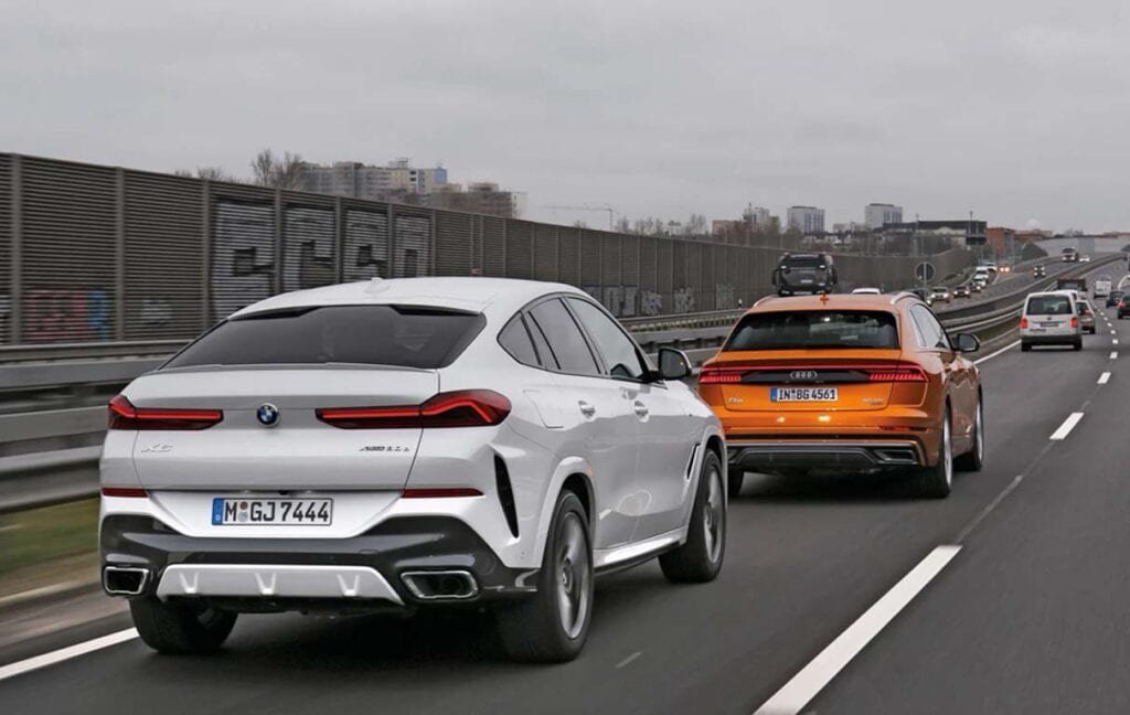 audi q8 vs bmw x6 9 9 1 Audi Q8 против BMW X6