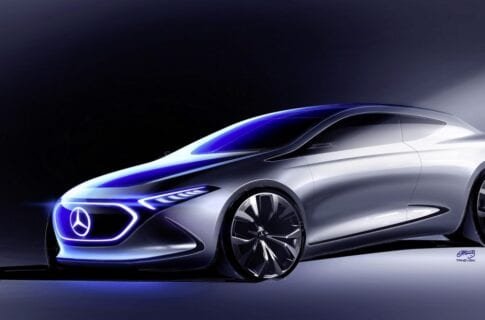 Будущий электромобиль от Mercedes — EQ A, выглядит очаровательно