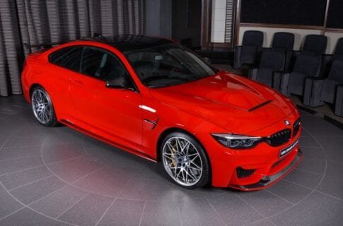 Ferrari Red BMW M4 — смотрим на него с восхищением