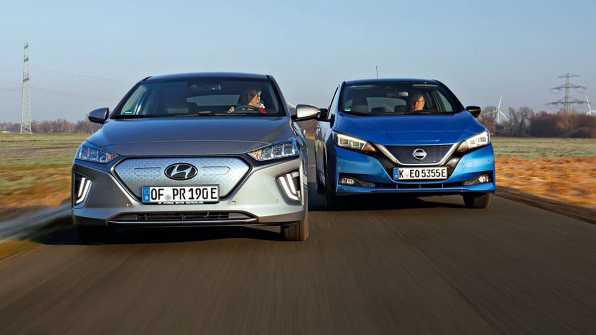 hyundai ioniq vs nissan leaf 2 Сравнение Hyundai Ioniq и Nissan Leaf