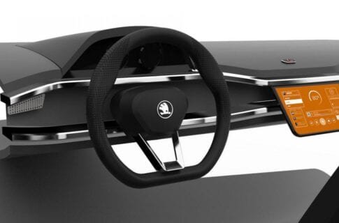 Интерьер Skoda для автомобилей из будущего