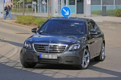 novyj mercedes s klassa pervye shpionskie foto 5e6a30ef9cede Новый Mercedes S-класса - первые шпионские фото