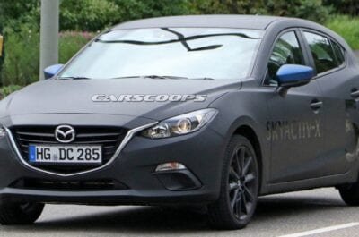 novyj prototip novoj mazda3 s dvigatelem skyactiv x uzhe prohodit testirovanie 5e6a238474e3f Новый прототип новой Mazda3 с двигателем Skyactiv-X уже проходит тестирование