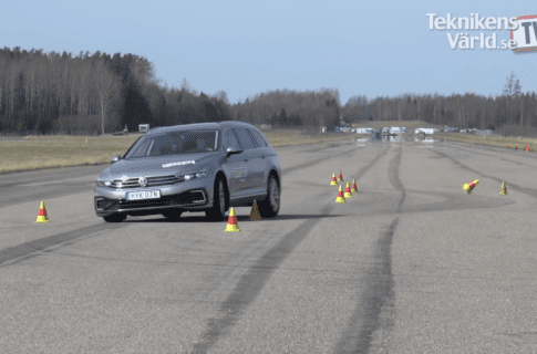 Volkswagen Passat GTE не прошел тест на лося (видео)